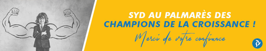 SYD élu au palmarès des champions de la croissance