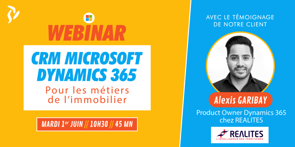 Webinar Microsoft Dynamics 365 pour les métiers de l'immobilier - groupe SYD